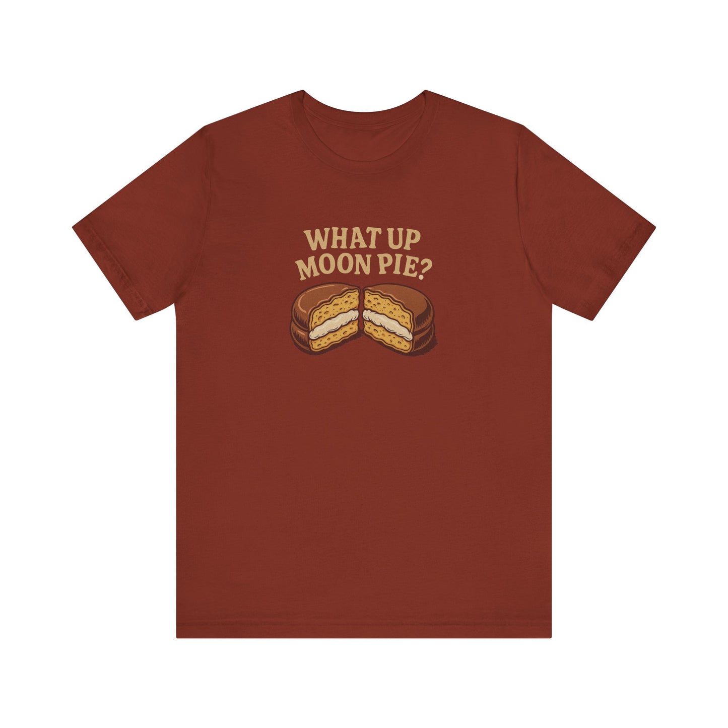 What Up, Moon Pie? — Big Bang Theory Retro Tee (Dark)