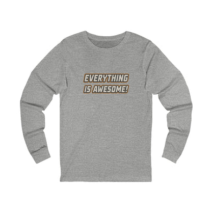 Everything is Awesome! — The LEGO Movie-Inspired Retro Long Sleeve (Light)