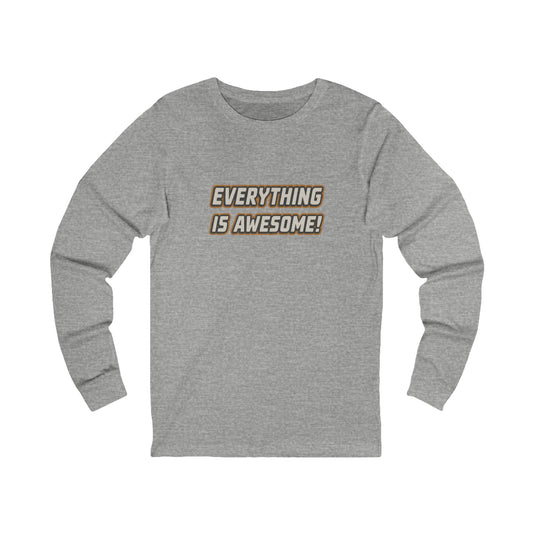 Everything is Awesome! — The LEGO Movie-Inspired Retro Long Sleeve (Light)