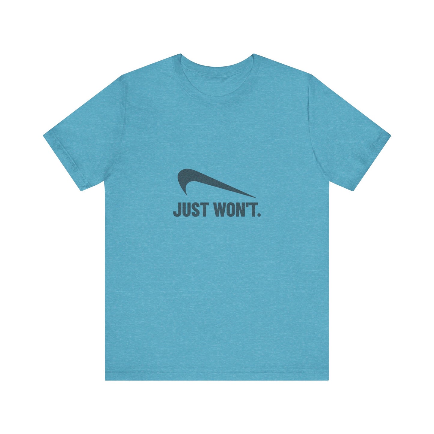 Just Won’t Athletic Parody — Retro Workout Tee (Light)