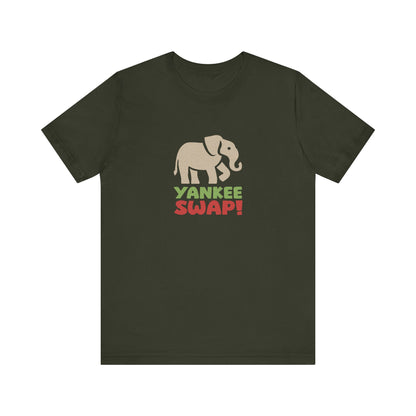 Yankee Swap! Christmas Party — Michael Scott Retro Tee (Dark)