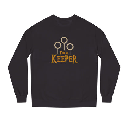 I’m a Keeper — Harry Potter Quidditch Retro Sweatshirt (Dark)