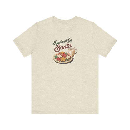 I Put Out for Santa — Retro Christmas Cookies Tee (Light)