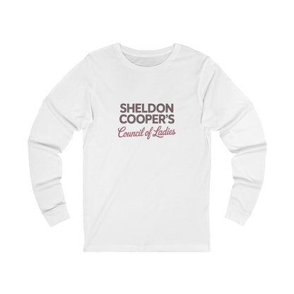 Sheldon Cooper’s Council of Ladies — TBBT Retro Long Sleeve (Light)
