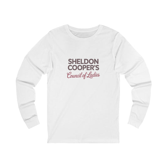 Sheldon Cooper’s Council of Ladies — TBBT Retro Long Sleeve (Light)