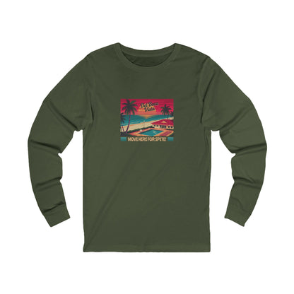 Del Boca Vista (Move Here For Spite!) — Seinfeld Retro Long Sleeve (Dark)