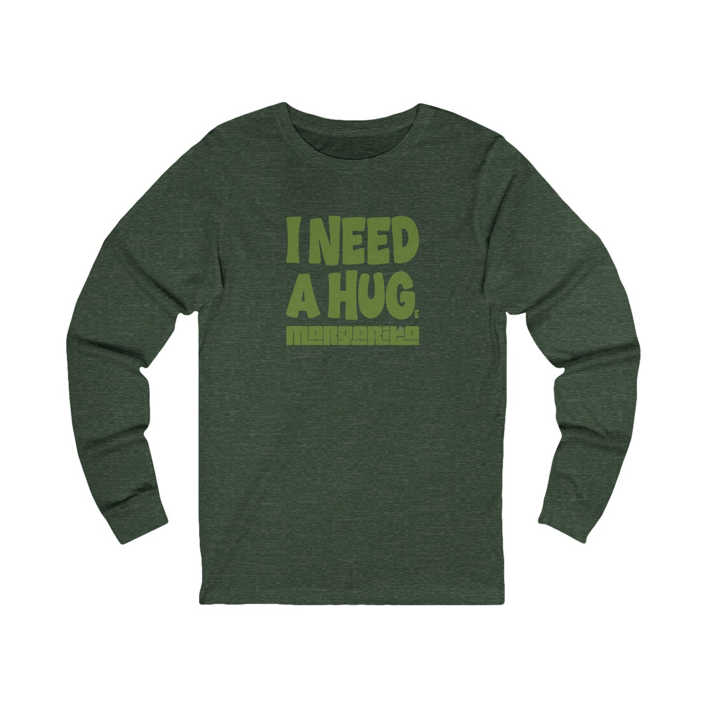 I Need a Huge Margarita – Bar Humor Retro Long Sleeve (Dark)