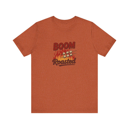 Boom, Roasted — Michael Scott Retro Tee (Light)