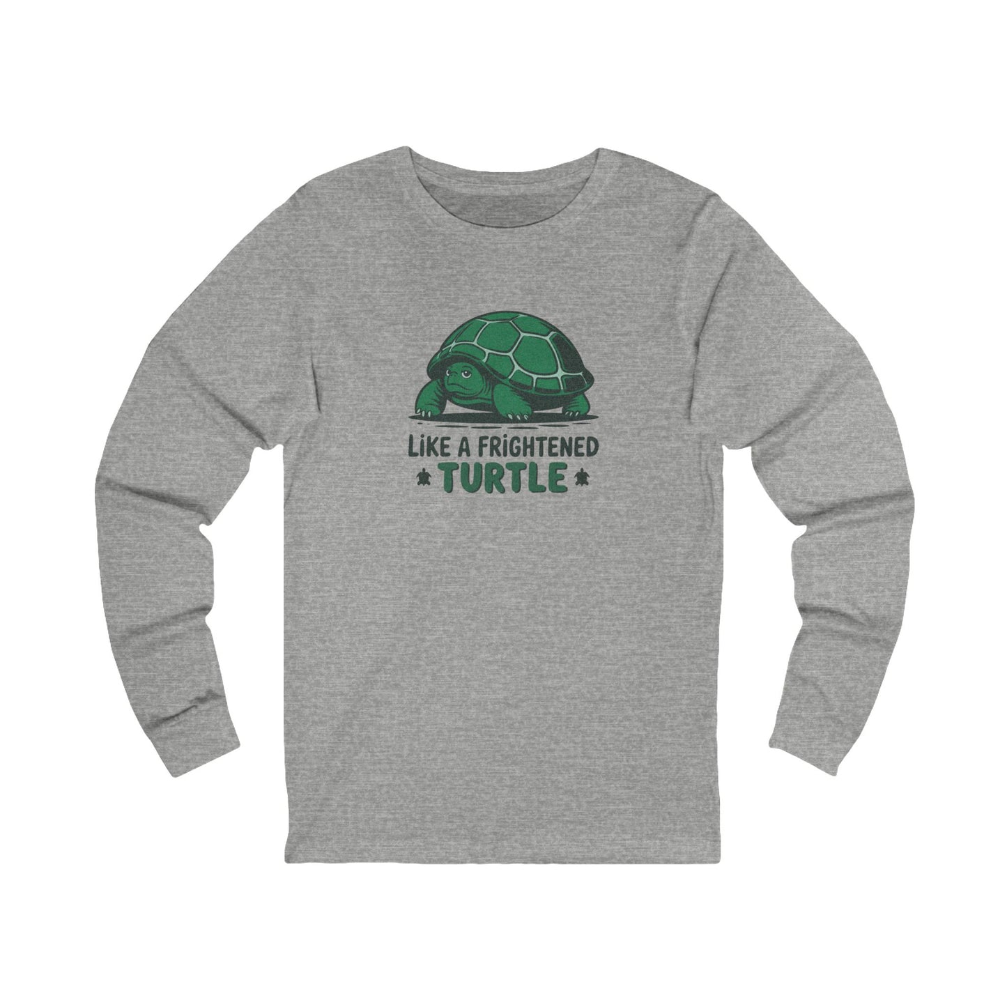 Like a Frightened Turtle — George Costanza Shrinkage Long Sleeve (Light)