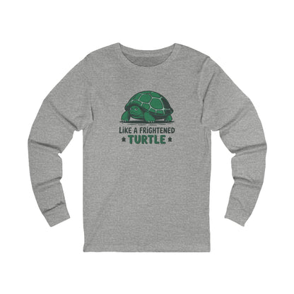 Like a Frightened Turtle — George Costanza Shrinkage Long Sleeve (Light)