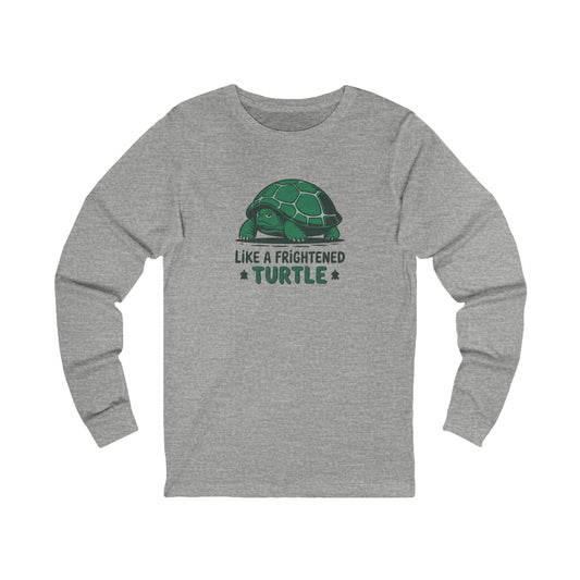 Like a Frightened Turtle — George Costanza Shrinkage Long Sleeve (Light)