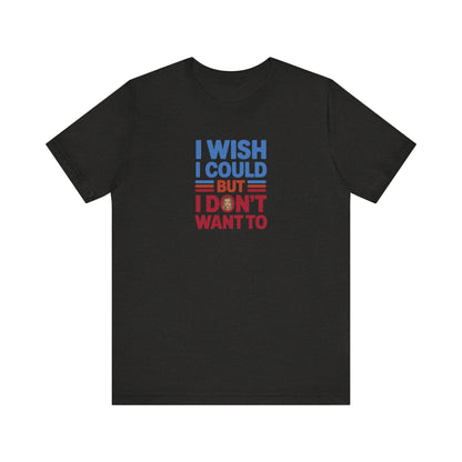 I Wish I Could, But I Don't Want To — Phoebe Buffay Retro Tee (Dark)