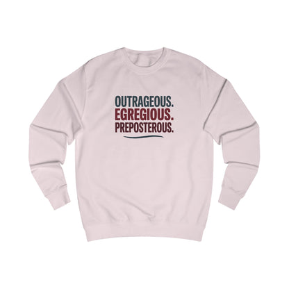 Outrageous Egregious Preposterous — Seinfeld Retro Sweatshirt (Light)
