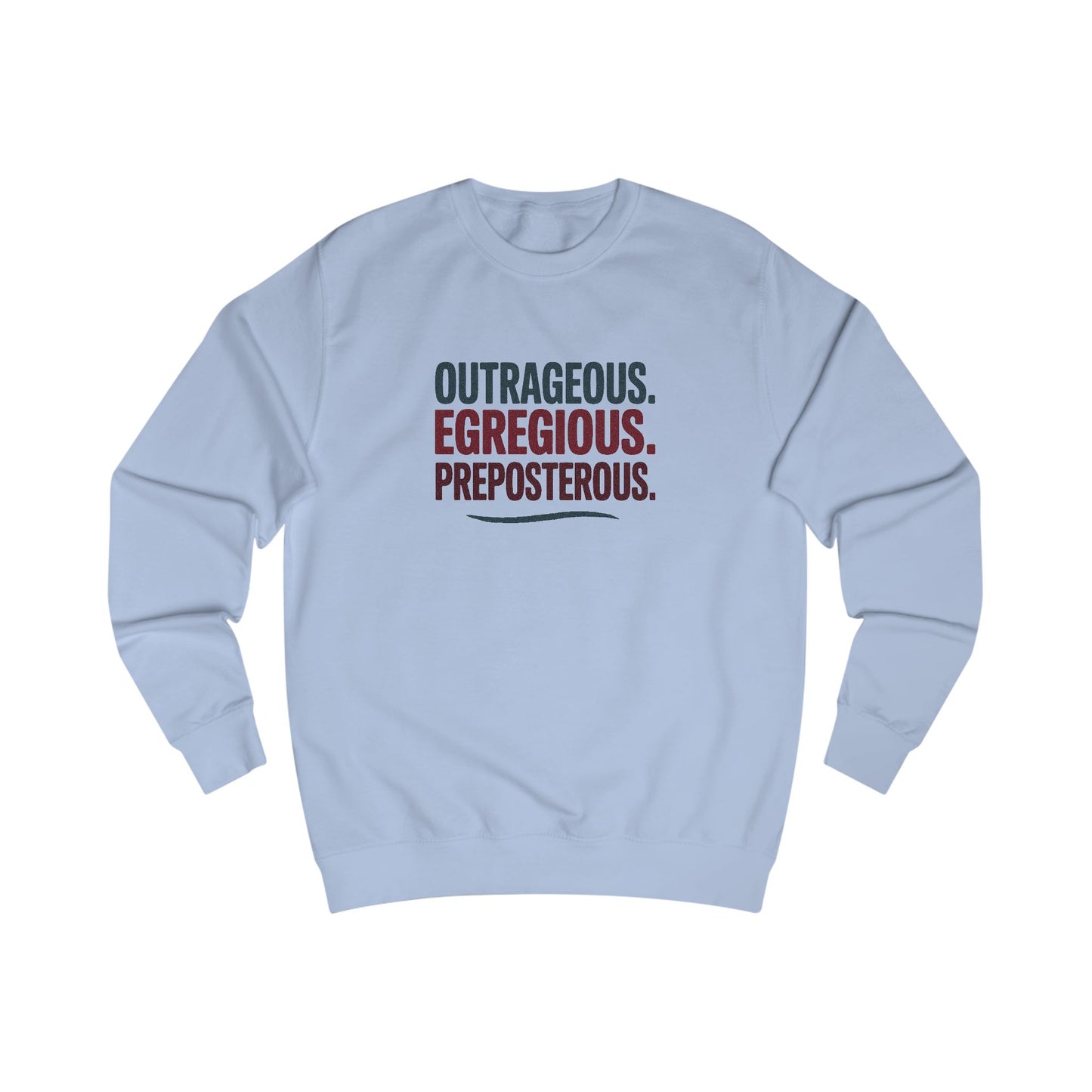 Outrageous Egregious Preposterous — Seinfeld Retro Sweatshirt (Light)