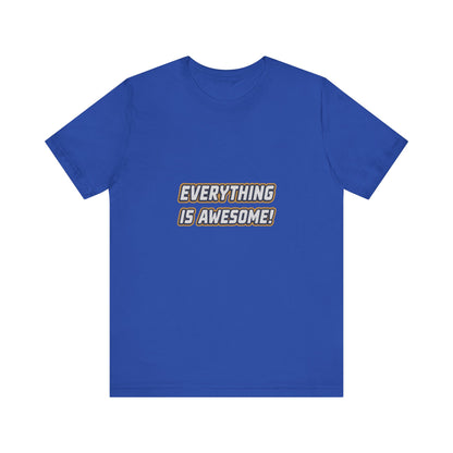 Everything is Awesome! — The LEGO Movie-Inspired Retro Tee (Dark)