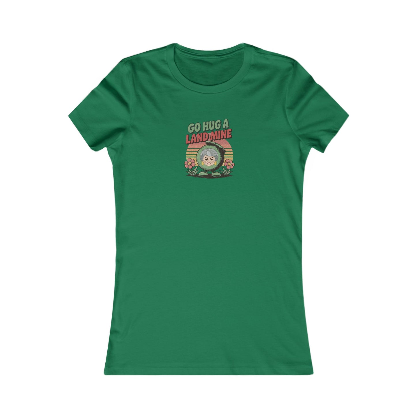 Go Hug a Land Mine — Dorothy Zbornak Retro Women's Tee (Dark)