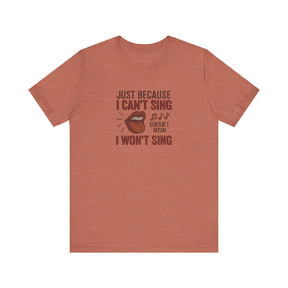 Sing Like Nobody’s Listening — Retro Tee (Light)