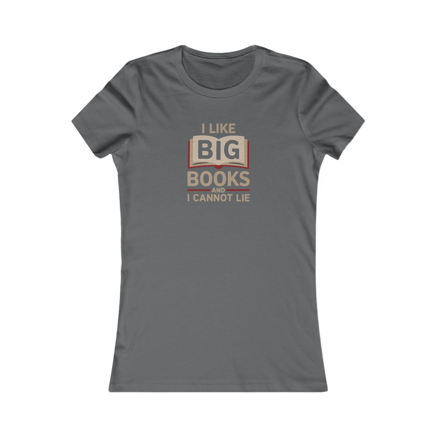I Like Big Books and I Cannot Lie — Bibliophile Retro Women's Tee (Dark)