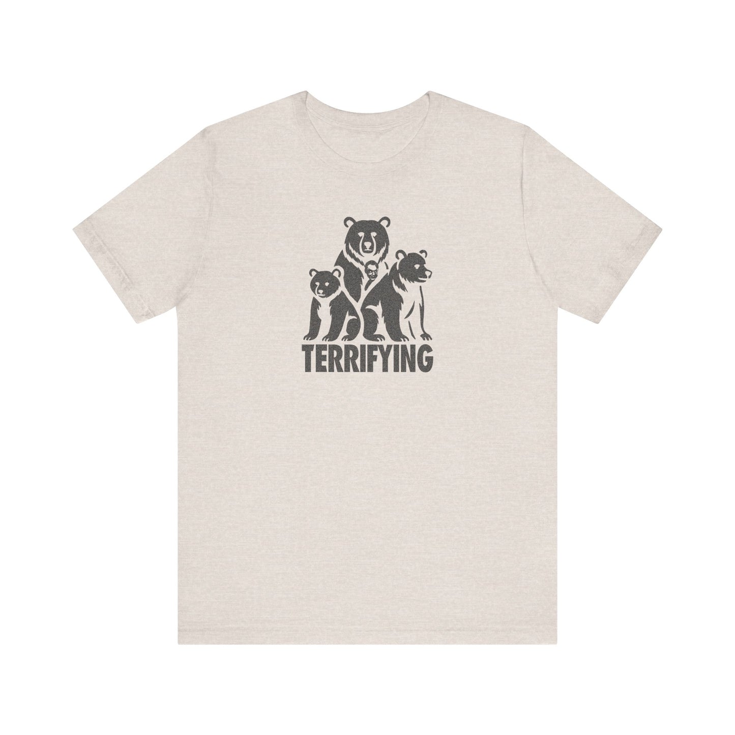 Bears Are Terrifying — Retro Silhouette Tee (Light)