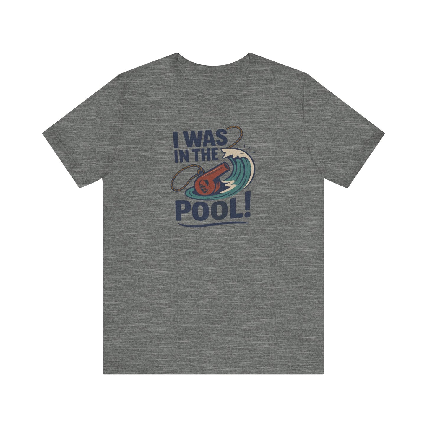 I Was in the Pool! — George Costanza Shrinkage Retro Tee (Light)