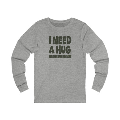 I Need a Huge Margarita – Bar Humor Retro Long Sleeve (Light)