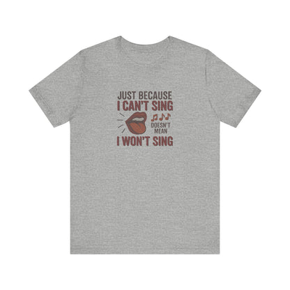 Sing Like Nobody’s Listening — Retro Tee (Light)