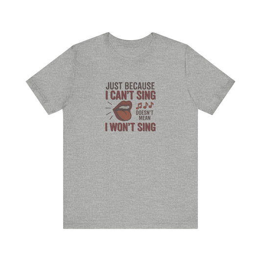 Sing Like Nobody’s Listening — Retro Tee (Light)