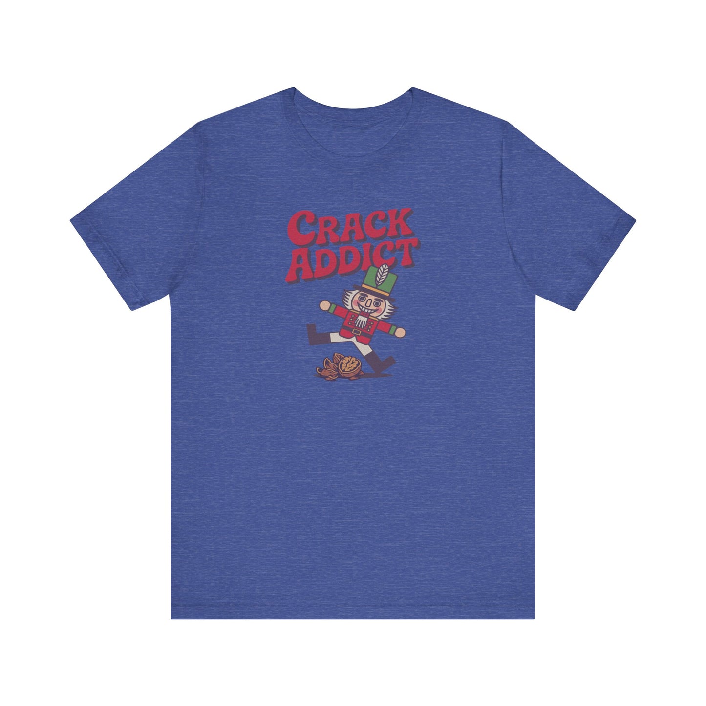 Crack Addict Nutcracker (Unhinged Remix) — Retro Tee (Dark)