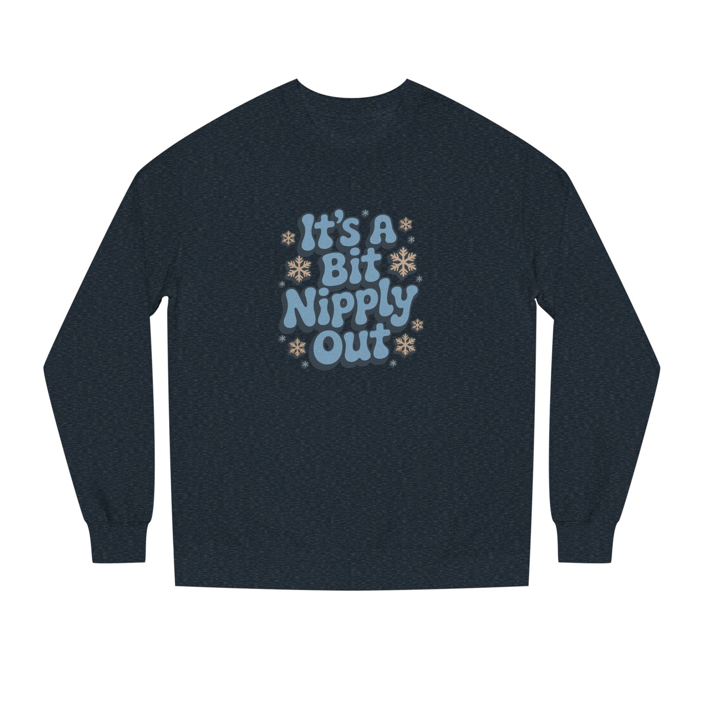 It's a Bit Nipply Out — Christmas Vacation Retro Sweatshirt (Dark)