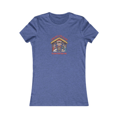 I Have No F*cks to Give — Little Drummer Boy Women's Tee (Dark)