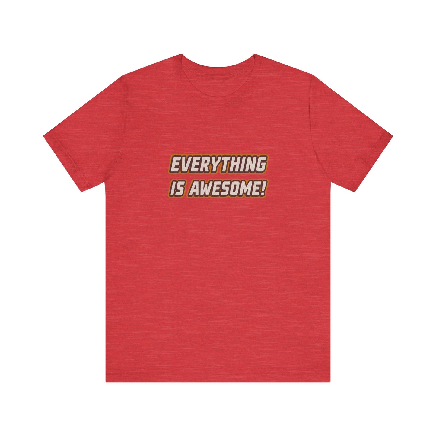 Everything is Awesome! — The LEGO Movie-Inspired Retro Tee (Light)