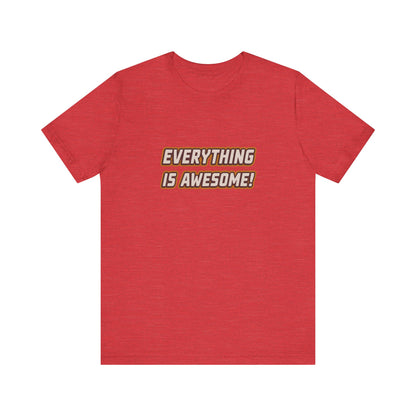 Everything is Awesome! — The LEGO Movie-Inspired Retro Tee (Light)