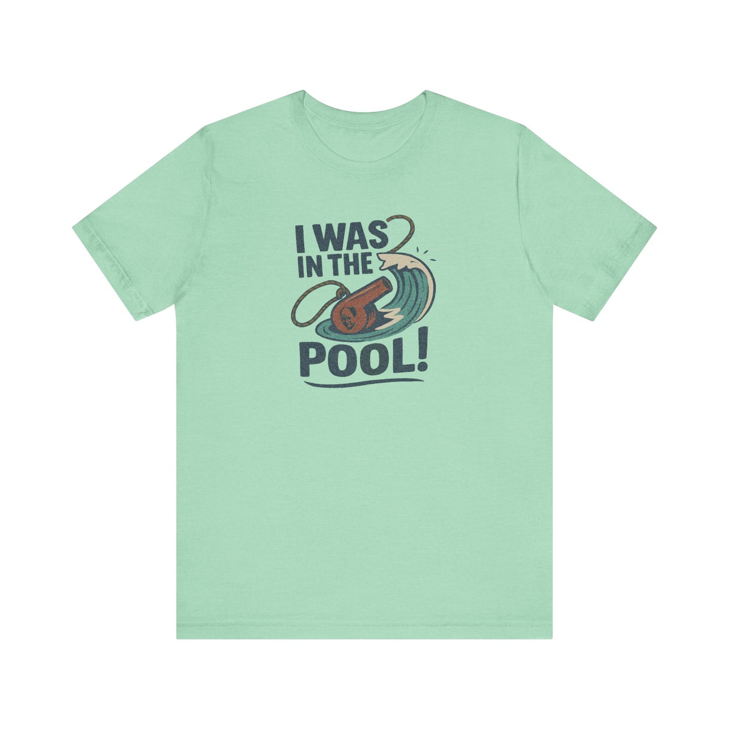 I Was in the Pool! — George Costanza Shrinkage Retro Tee (Light)