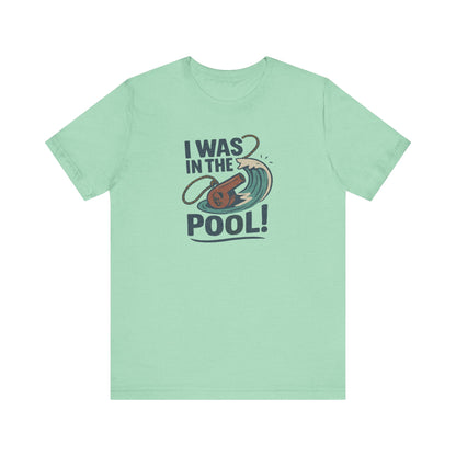 I Was in the Pool! — George Costanza Shrinkage Retro Tee (Light)