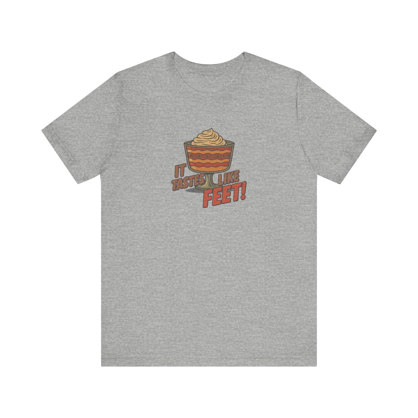It Tastes Like Feet! — Thanksgiving Trifle Retro Tee (Light)
