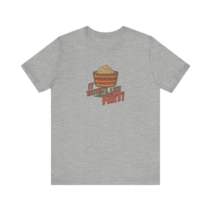It Tastes Like Feet! — Thanksgiving Trifle Retro Tee (Light)