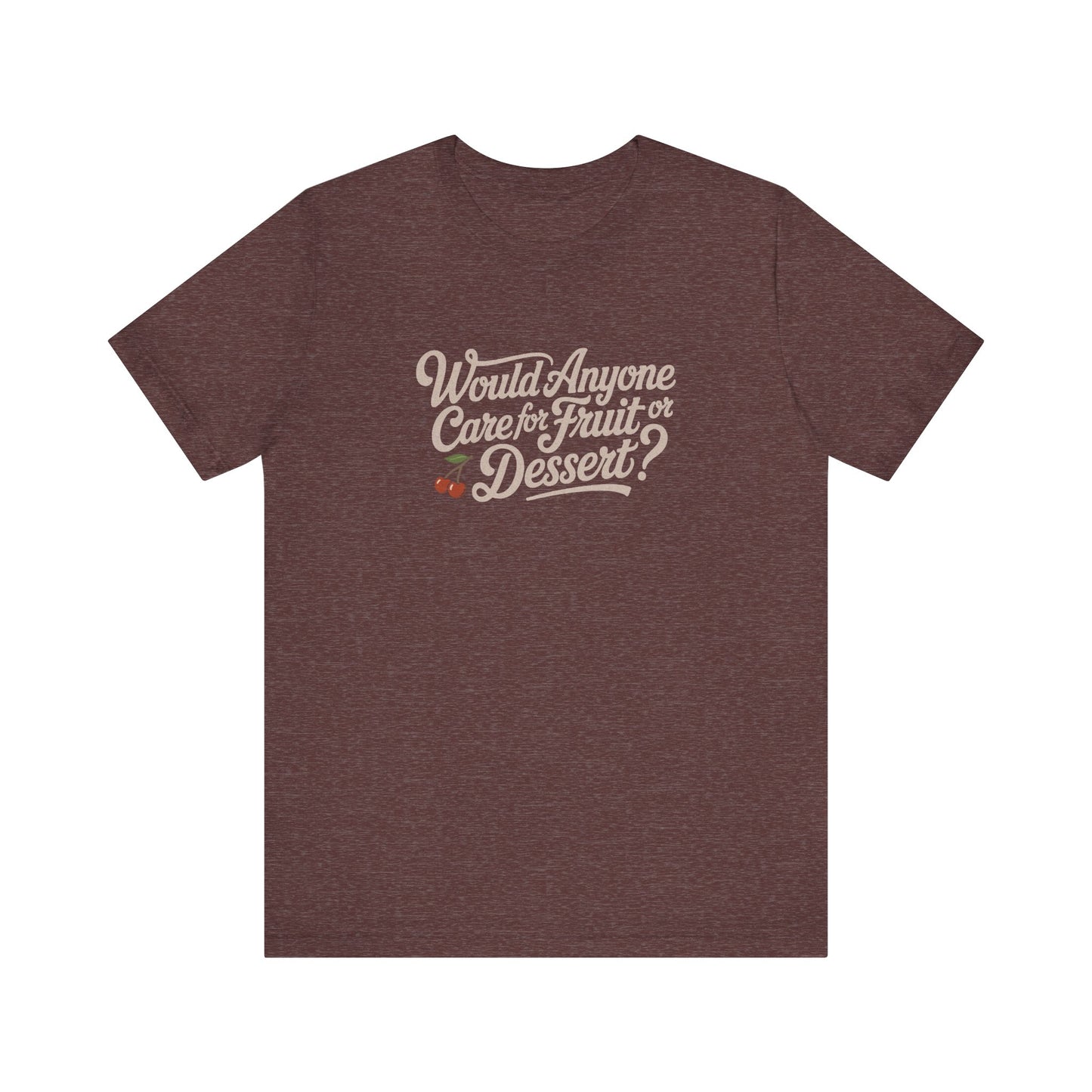 Would Anyone Care for Fruit or Dessert? — Clue Retro Tee (Dark)