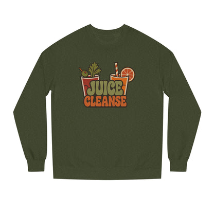 Juice Cleanse Liquid Diet — Boozy Brunch Retro Sweatshirt (Dark)
