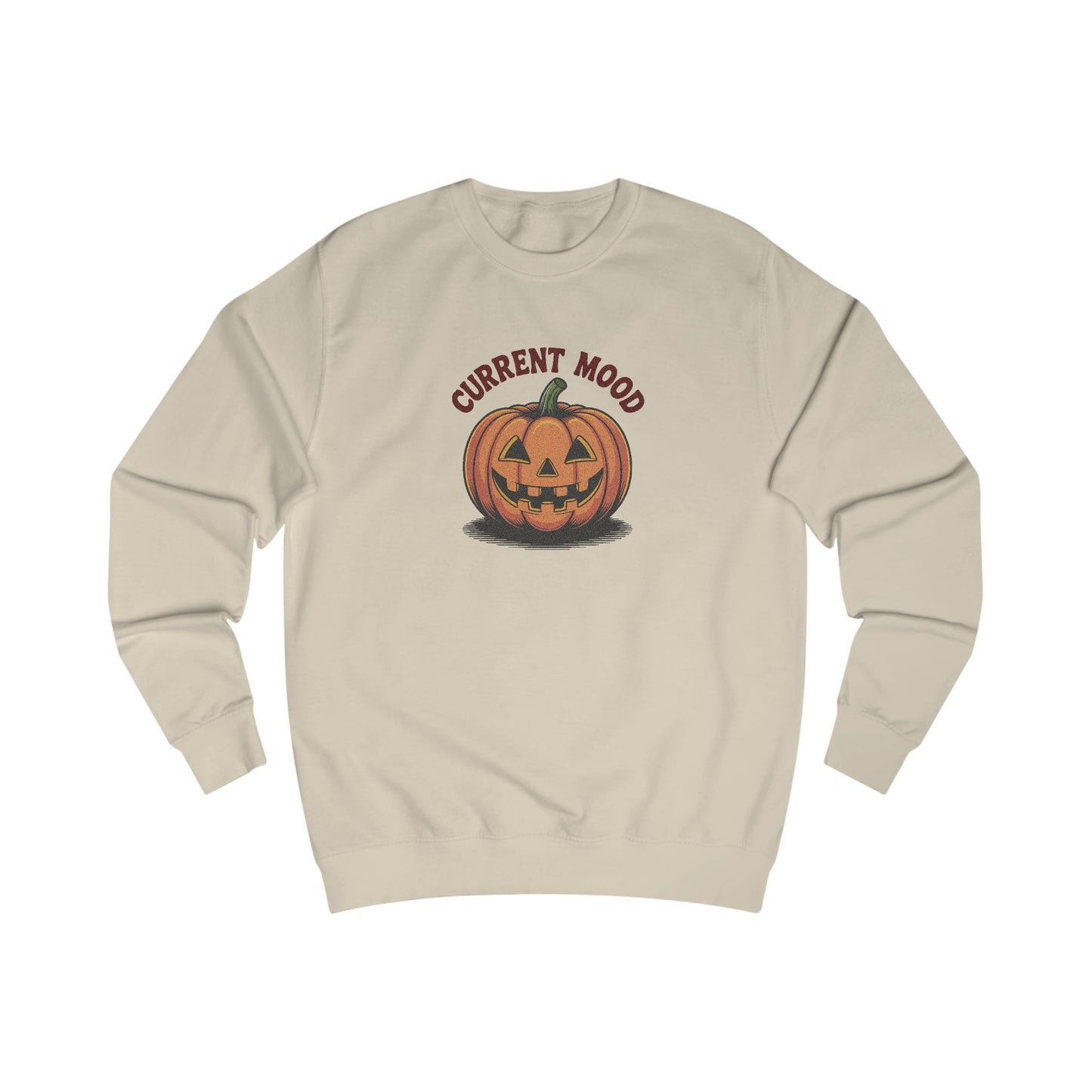 Current Mood (Vintage Jack) — Retro Halloween Sweatshirt (Light)