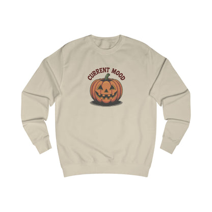 Current Mood (Vintage Jack) — Retro Halloween Sweatshirt (Light)