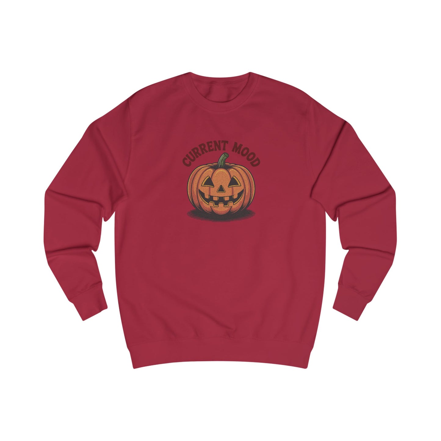 Current Mood (Vintage Jack) — Retro Halloween Sweatshirt (Light)