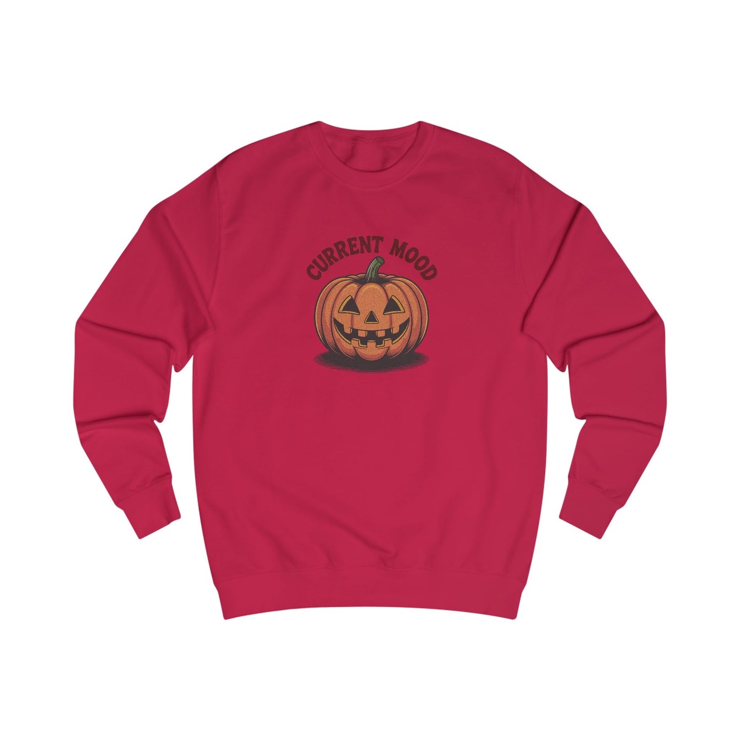 Current Mood (Vintage Jack) — Retro Halloween Sweatshirt (Light)