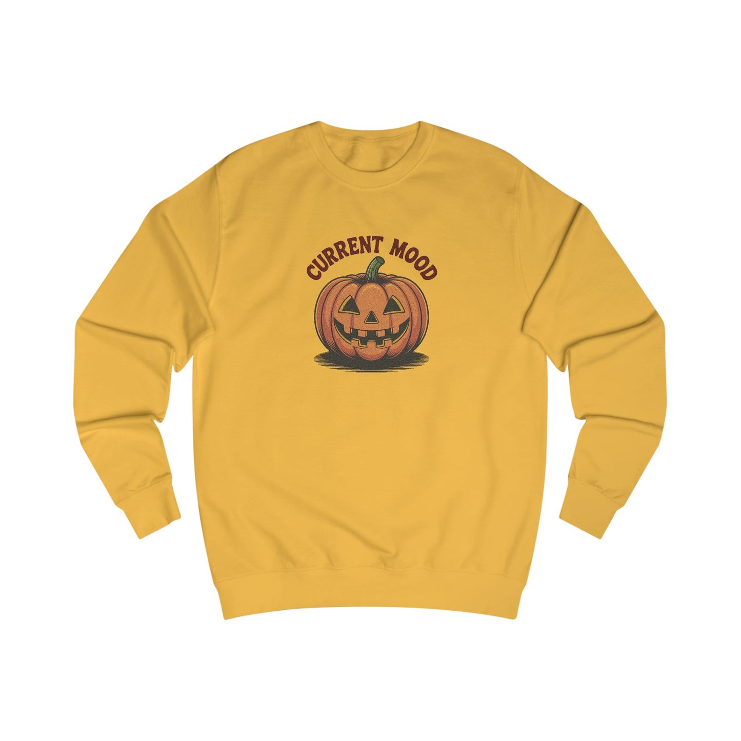 Current Mood (Vintage Jack) — Retro Halloween Sweatshirt (Light)