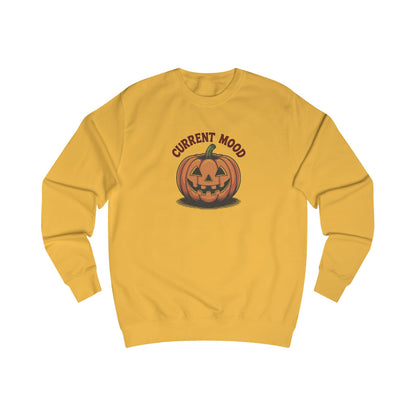 Current Mood (Vintage Jack) — Retro Halloween Sweatshirt (Light)