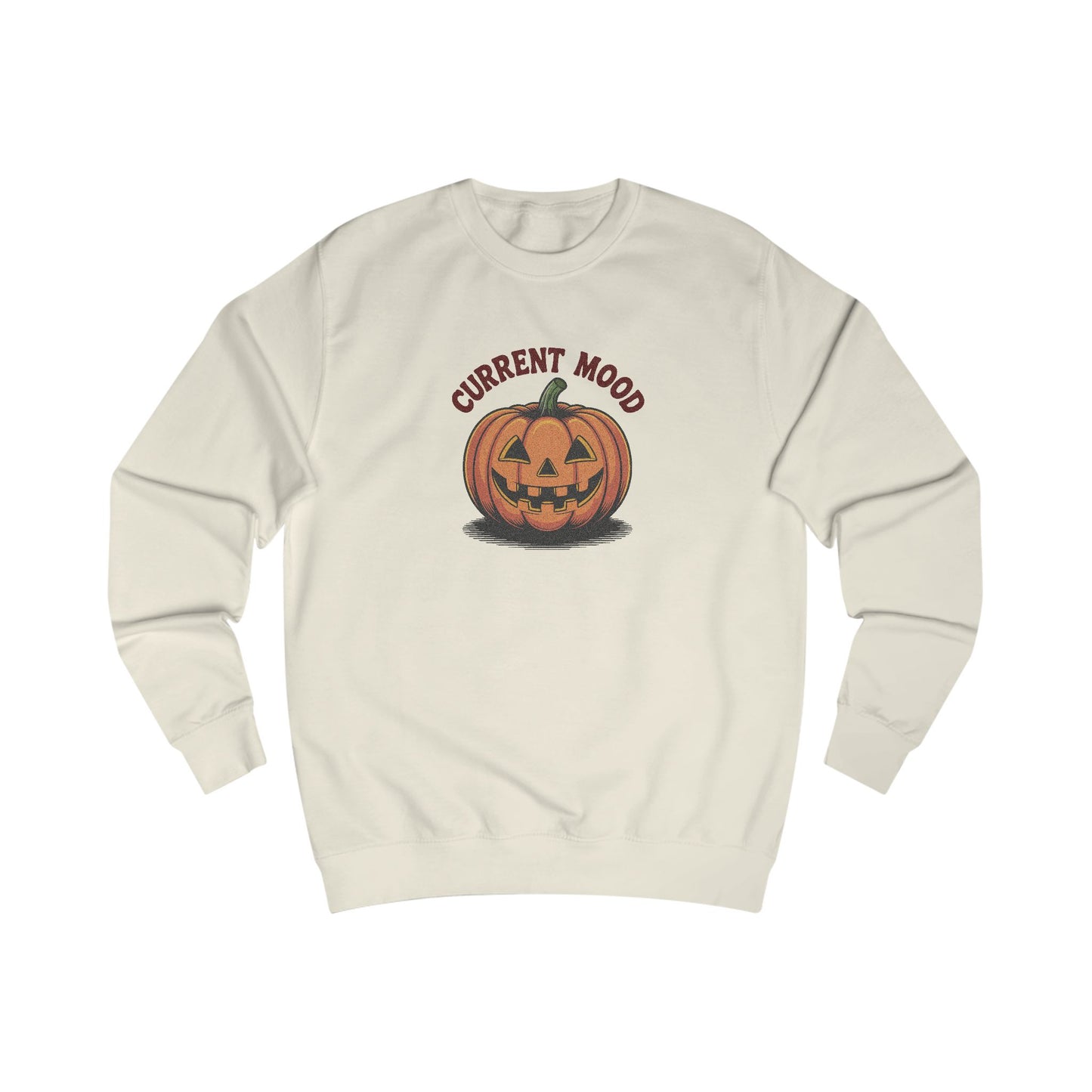 Current Mood (Vintage Jack) — Retro Halloween Sweatshirt (Light)