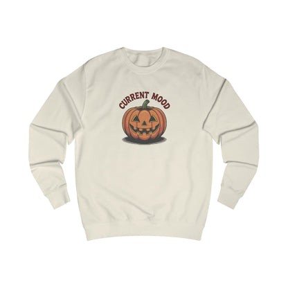 Current Mood (Vintage Jack) — Retro Halloween Sweatshirt (Light)