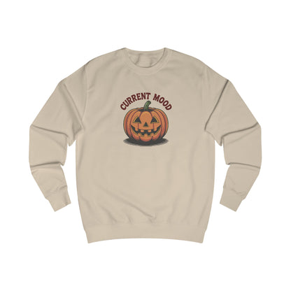 Current Mood (Vintage Jack) — Retro Halloween Sweatshirt (Light)
