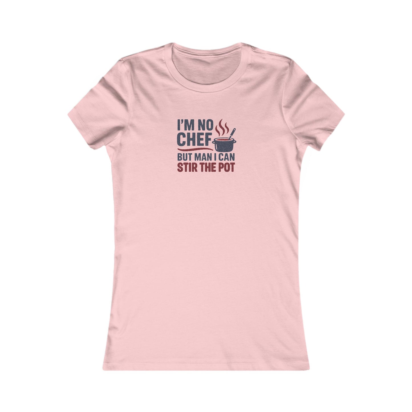 I'm No Chef, But Man I Stir the Pot — Retro Women's Tee (Light)