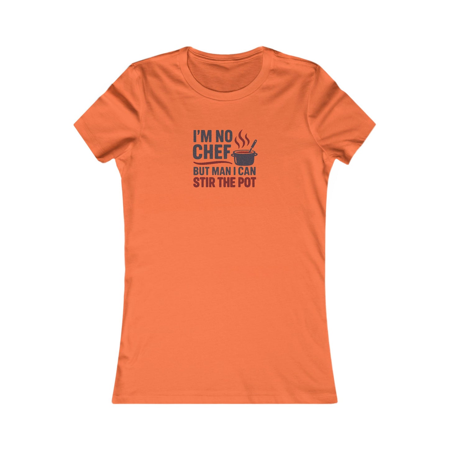 I'm No Chef, But Man I Stir the Pot — Retro Women's Tee (Light)