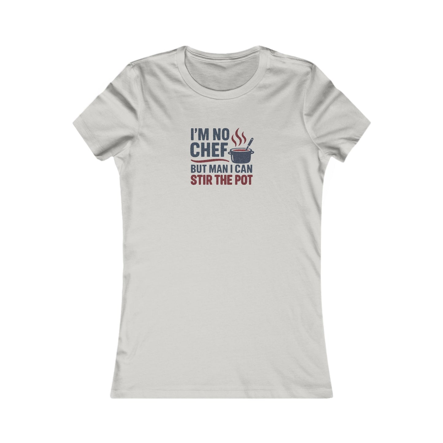I'm No Chef, But Man I Stir the Pot — Retro Women's Tee (Light)